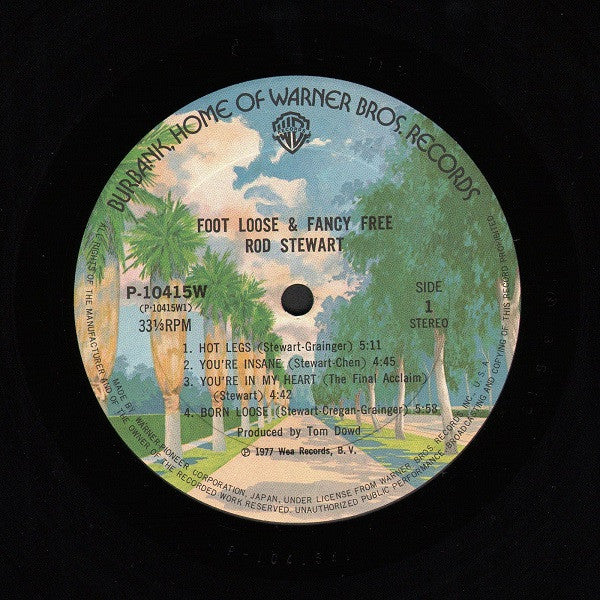 Rod Stewart - Foot Loose & Fancy Free (Vinyl, LP, Album, Stereo)