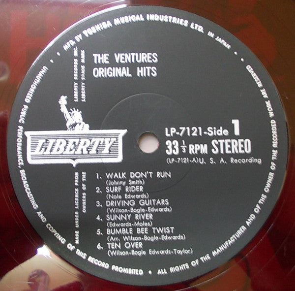 The Ventures - The Ventures Original Hits (Vinyl, LP, Album, Compilation, Stereo) Very Good (VG) / Very Good (VG)