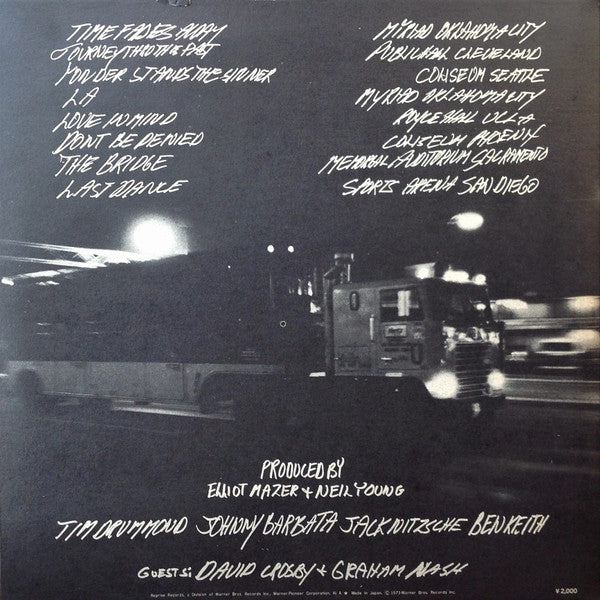 Neil Young - Time Fades Away = 時は消え去りて (Vinyl, LP, Album, Stereo) Very Good Plus (VG+) / Very Good Plus (VG+)