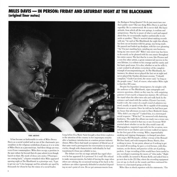 Miles Davis - The Complete Blackhawk Sessions (6xVinyl, Box Set, LP, Compilation, Limited Edition, Numbered) Very Good Plus (VG+) / Very Good Plus (VG+)