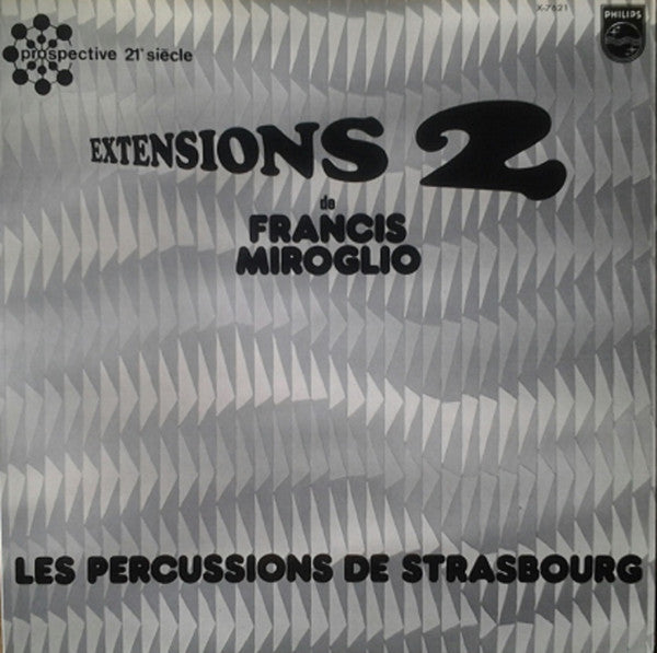 Francis Miroglio - Extensions 2 (Vinyl, LP, Stereo) Very Good (VG) / Very Good (VG)
