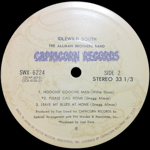 The Allman Brothers Band - Idlewild South (Vinyl, LP, Album, Reissue)
