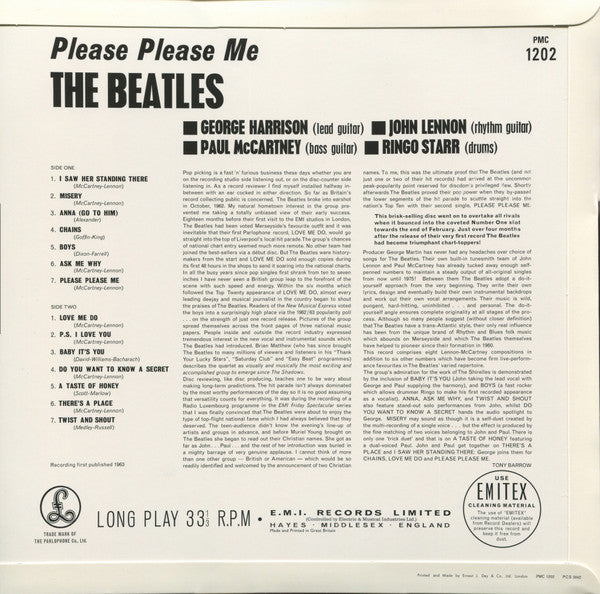 The Beatles - Please Please Me (Vinyl, LP, Album, Reissue, Remaster...