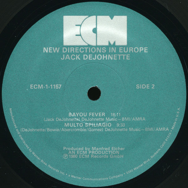 Jack DeJohnette - New Directions In Europe (Vinyl, LP, Album) Good Plus (G+) / Very Good (VG)