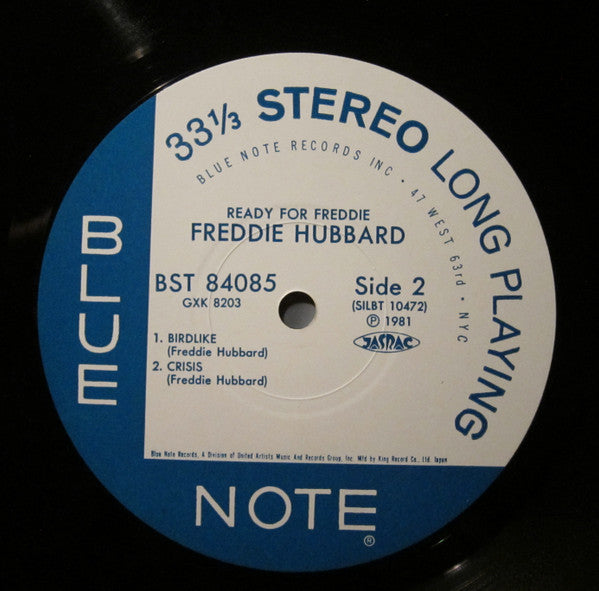 Freddie Hubbard - Ready For Freddie (Vinyl, LP, Album, Reissue, Stereo) Near Mint (NM or M-) / Very Good (VG)