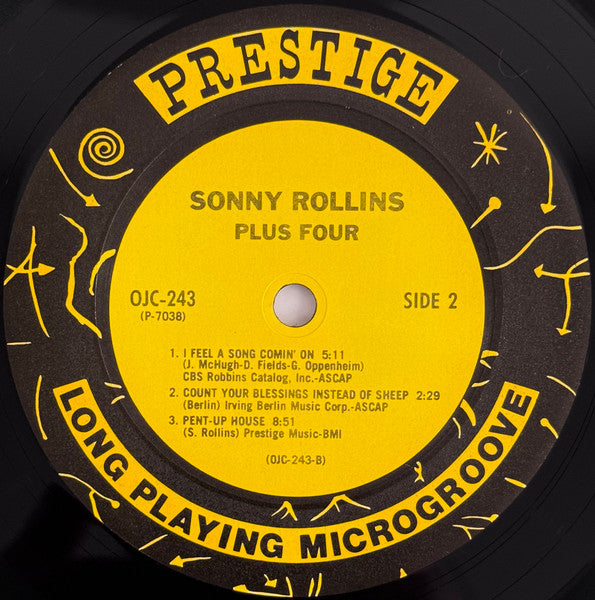 Sonny Rollins - Plus 4 (Vinyl, LP, Album, Reissue, Mono)