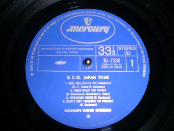 Bachman-Turner Overdrive - B.T.O. Japan Tour (Vinyl, LP, Album, Ste...