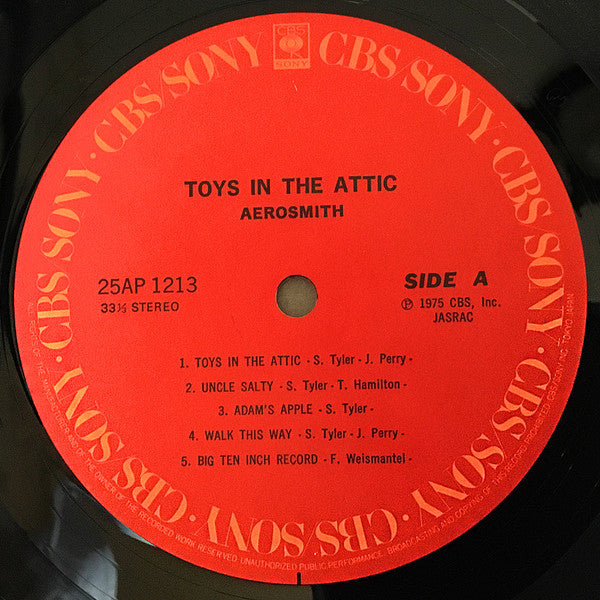Aerosmith - Toys In The Attic (Vinyl, LP, Album, Reissue)