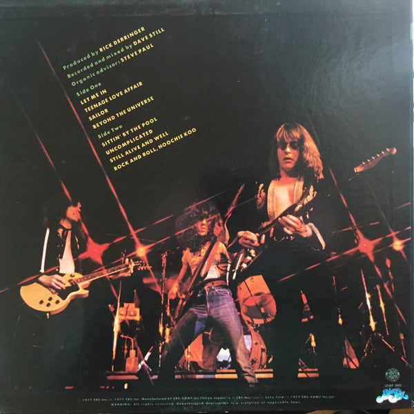 Derringer (2) - Live (Vinyl, LP, Album) Very Good Plus (VG+) / Very Good Plus (VG+)