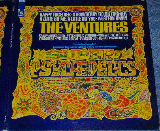 The Ventures - Super Psychedelics (Vinyl, LP, Album, Reissue, Stereo) Very Good Plus (VG+) / Very Good (VG)