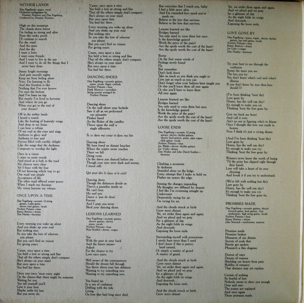 Dan Fogelberg - Nether Lands (Vinyl, LP, Album, Stereo) Very Good (VG) / Very Good Plus (VG+)