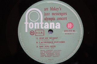 Art Blakey & The Jazz Messengers - Olympia Concert (Vinyl, LP, Album) Good Plus (G+) / Good Plus (G+)