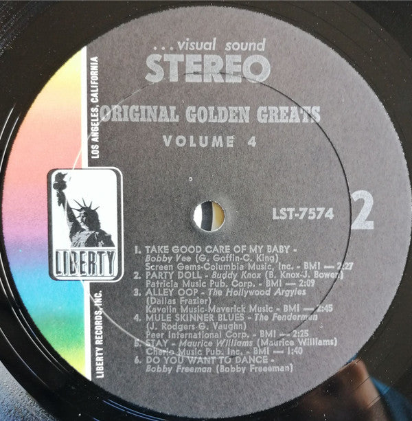 Various - Original Golden Greats Vol. 4 (Vinyl, LP, Compilation) Good Plus (G+) / Very Good (VG)