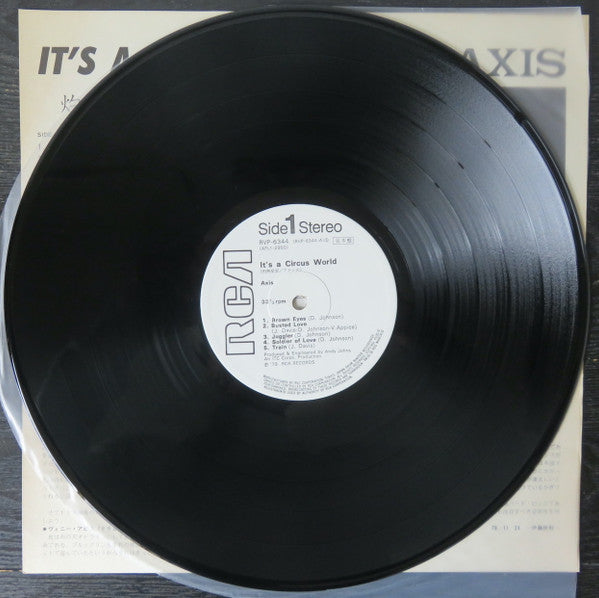 Axis (10) - It's A Circus World (Vinyl, LP, Album, Promo, Stereo) Near Mint (NM or M-) / Very Good (VG)