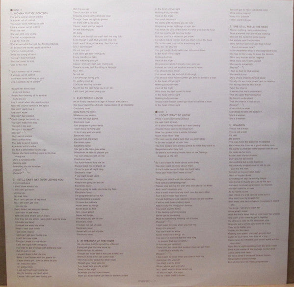 Ray Parker Jr. - Woman Out Of Control (Vinyl, LP, Album)