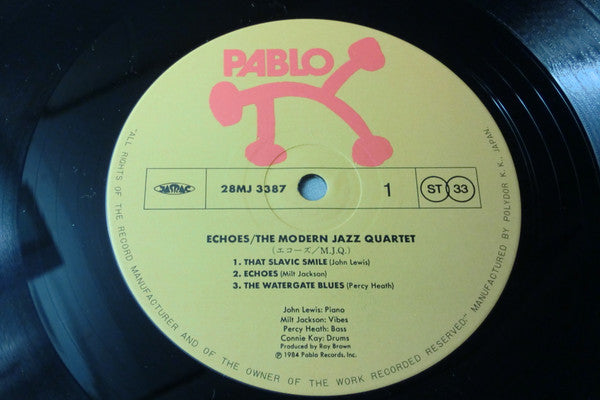 The Modern Jazz Quartet - Echoes (Vinyl, LP, Album, Repress, Stereo) Very Good Plus (VG+) / Good Plus (G+)