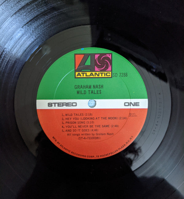 Graham Nash - Wild Tales (Vinyl, LP, Album, Stereo) Good Plus (G+) / Good Plus (G+)