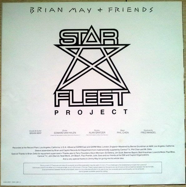 Brian May + Friends - Star Fleet Project (Vinyl, 12", 33 ⅓ RPM, Min...