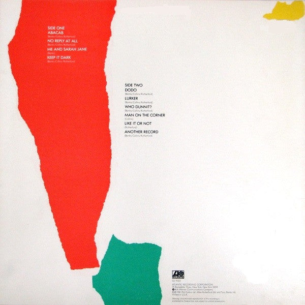 Genesis - Abacab (Vinyl, LP, Album) Good Plus (G+) / Very Good (VG)