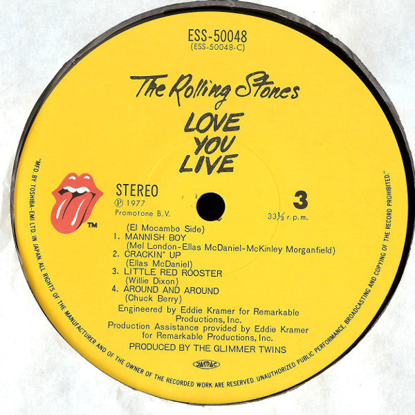 The Rolling Stones - Love You Live (Vinyl, LP, Album)