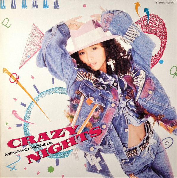 Minako Honda - Crazy Nights (Vinyl, 12", 45 RPM, Stereo) Very Good Plus (VG+) / Very Good Plus (VG+)