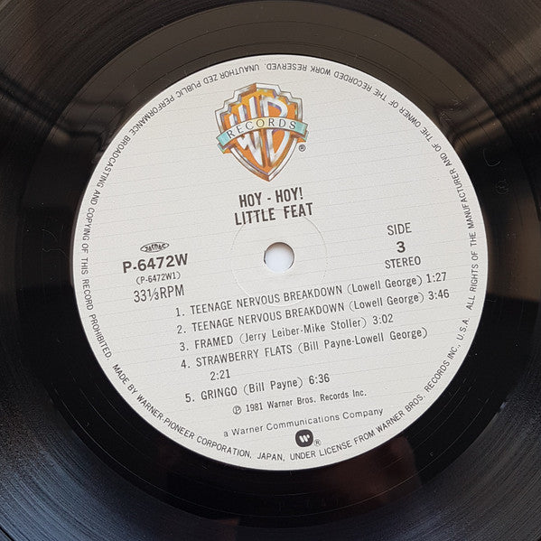 Little Feat - Hoy-Hoy! (Vinyl, LP, Album)