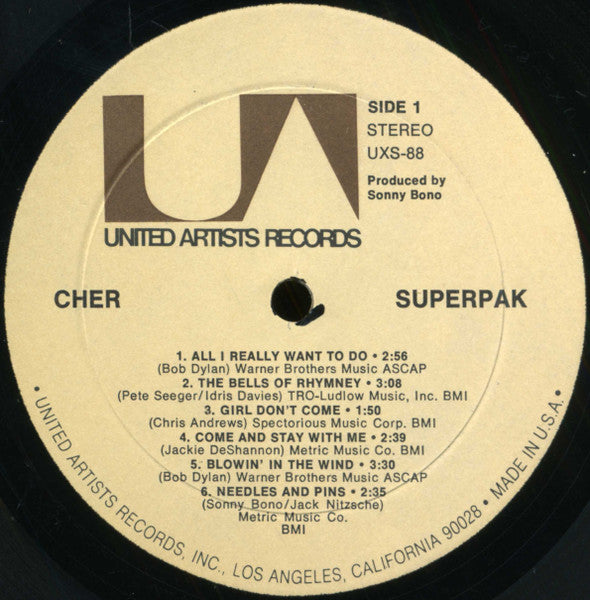 Cher - Superpak (2xVinyl, LP, Compilation) Very Good (VG) / Very Good (VG)
