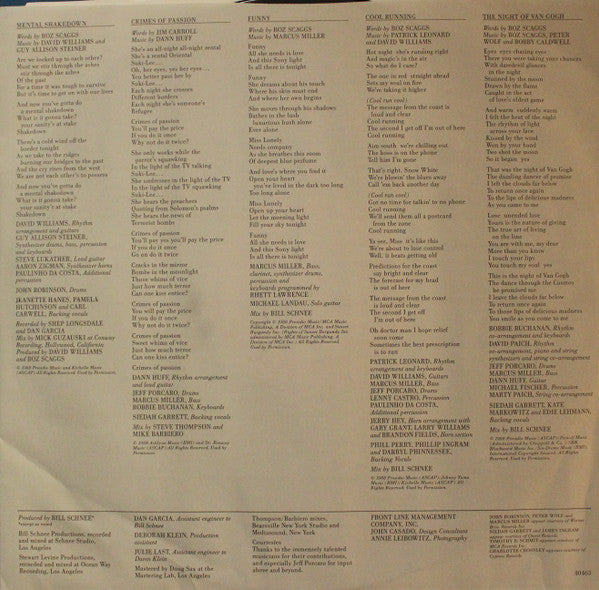 Boz Scaggs - Other Roads (Vinyl, LP, Album, Stereo)