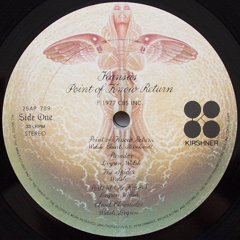 Kansas (2) - Point Of Know Return (Vinyl, LP, Album, Stereo)