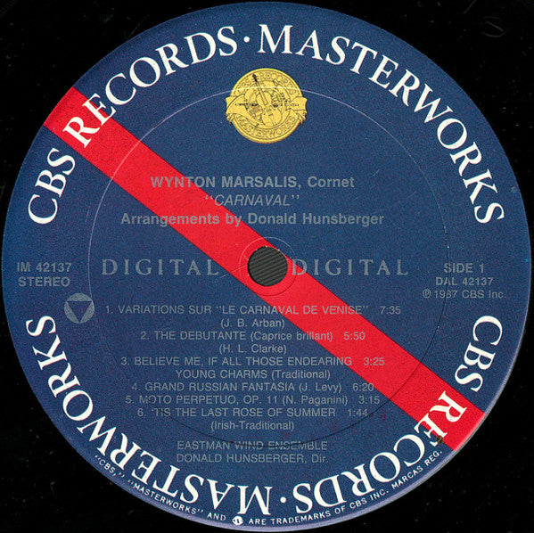 Wynton Marsalis - Carnaval (Vinyl, LP, Album) Very Good Plus (VG+) / Very Good (VG)