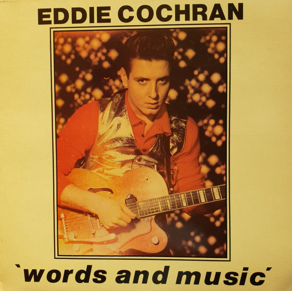 Eddie Cochran - Words And Music (Vinyl, LP, Compilation, Mono) Good Plus (G+) / Good Plus (G+)