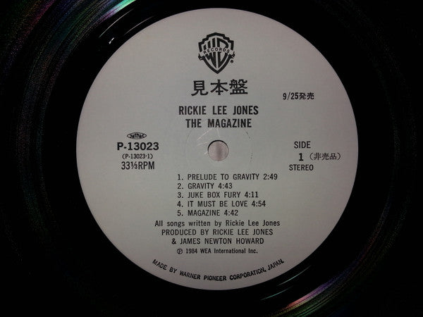 Rickie Lee Jones - The Magazine (Vinyl, LP, Album, Promo) Very Good Plus (VG+) / Very Good Plus (VG+)
