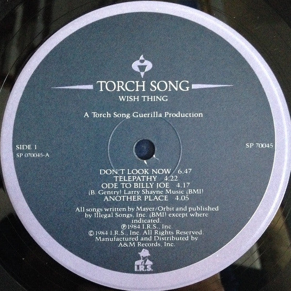 Torch Song - Wish Thing (Vinyl, LP, Album) Good Plus (G+) / Very Good (VG)
