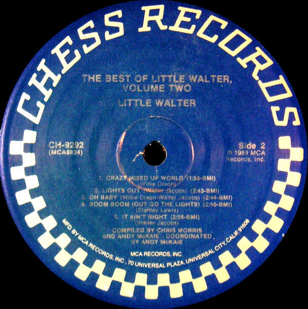 Little Walter - The Best Of Little Walter Volume Two (Vinyl, LP, Compilation, Mono) Very Good (VG) / Very Good (VG)