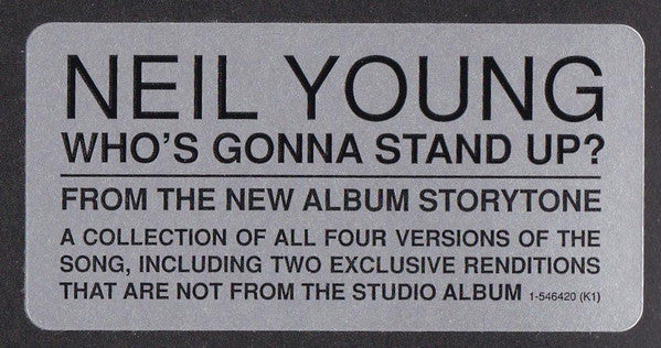 Neil Young - Who's Gonna Stand Up? (Vinyl, 12", 45 RPM) Mint (M) / Mint (M)