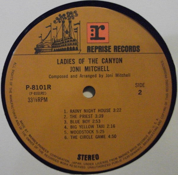 Joni Mitchell - Ladies Of The Canyon (Vinyl, LP, Album, Reissue)