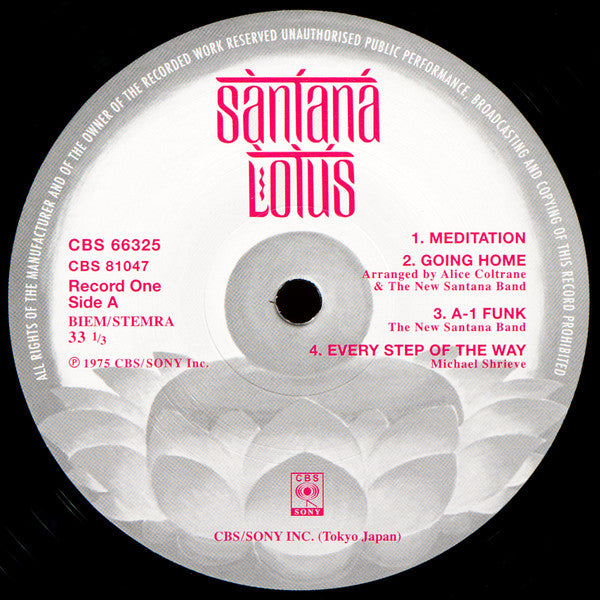 Santana - Lotus (3xVinyl, LP, Album, Reissue, Remastered, Stereo) Very Good Plus (VG+) / Very Good Plus (VG+)
