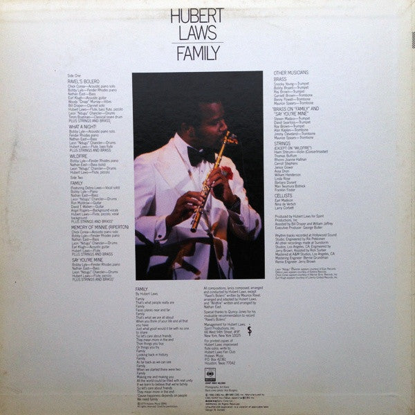 Hubert Laws - Family (Vinyl, LP, Album)
