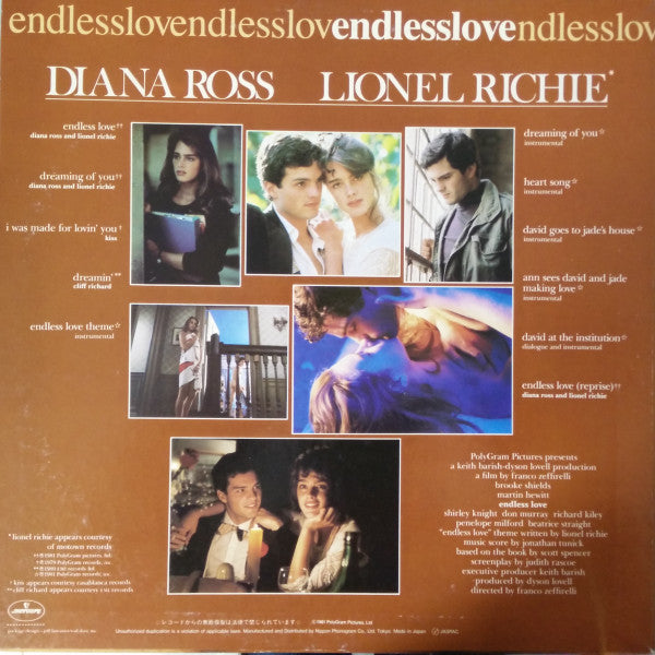 Various - Endless Love (Vinyl, LP, Compilation) Very Good Plus (VG+) / Very Good (VG)