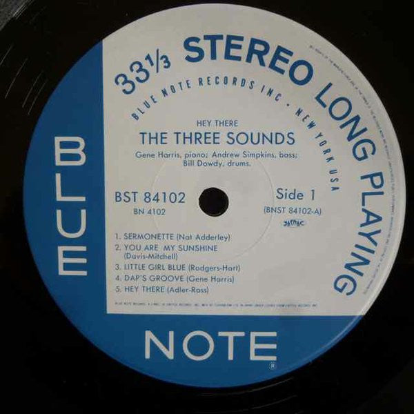 The Three Sounds - Hey There! (Vinyl, LP, Album, Reissue, Stereo) Near Mint (NM or M-) / Near Mint (NM or M-)