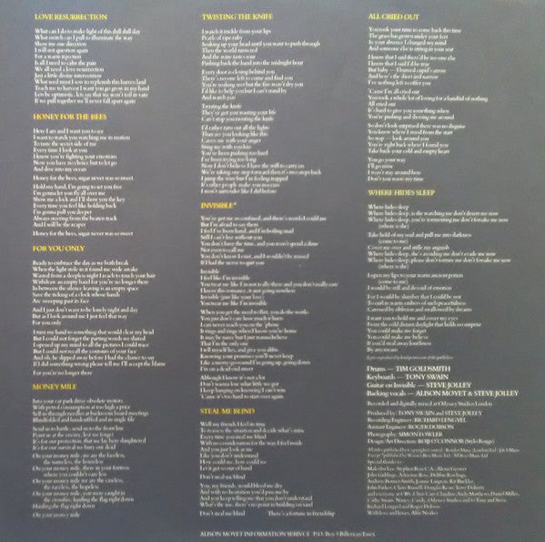 Alison Moyet - Alf (Vinyl, LP, Album) Very Good Plus (VG+) / Very Good Plus (VG+)