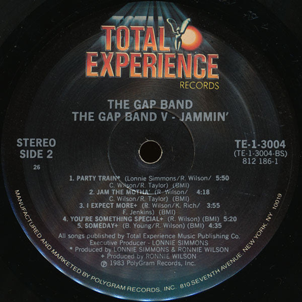 The Gap Band - Gap Band V - Jammin' (Vinyl, LP, Album) Very Good (VG) / Very Good (VG)