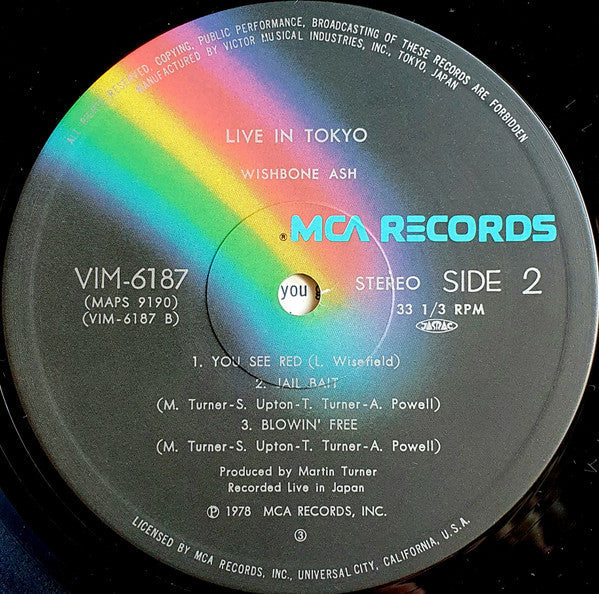 Wishbone Ash - Live In Tokyo (Vinyl, LP, Album)