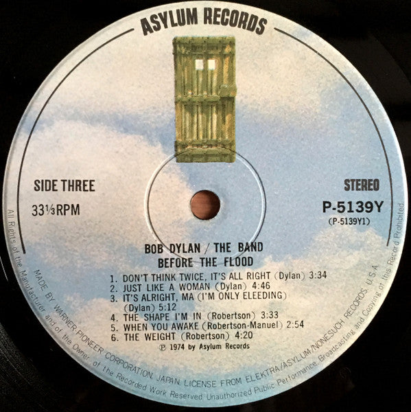 Bob Dylan - Before The Flood (Vinyl, LP, Album)