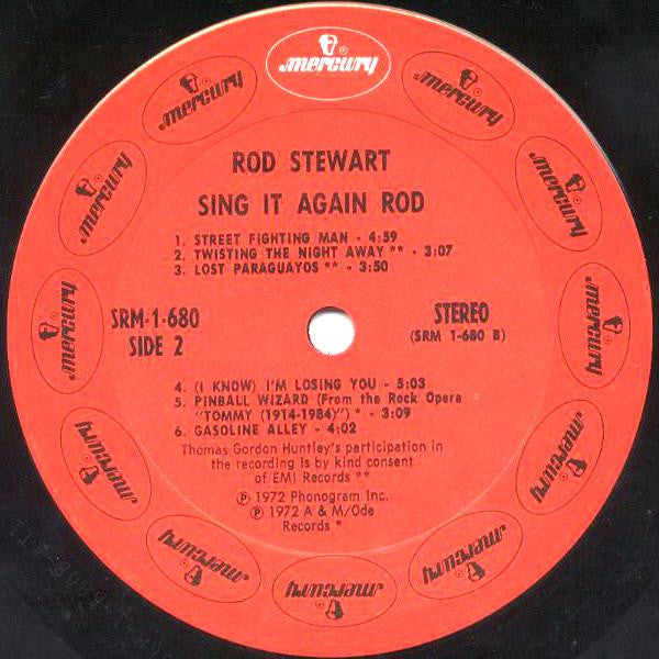 Rod Stewart - Sing It Again Rod (Vinyl, LP, Compilation, Stereo) Good Plus (G+) / Very Good (VG)