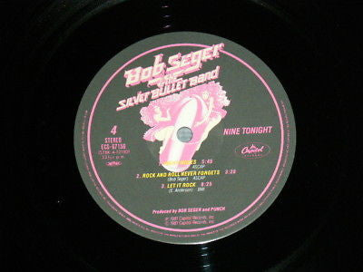 Bob Seger And The Silver Bullet Band - Nine Tonight (2xVinyl, LP, Album) Very Good Plus (VG+) / Very Good Plus (VG+)