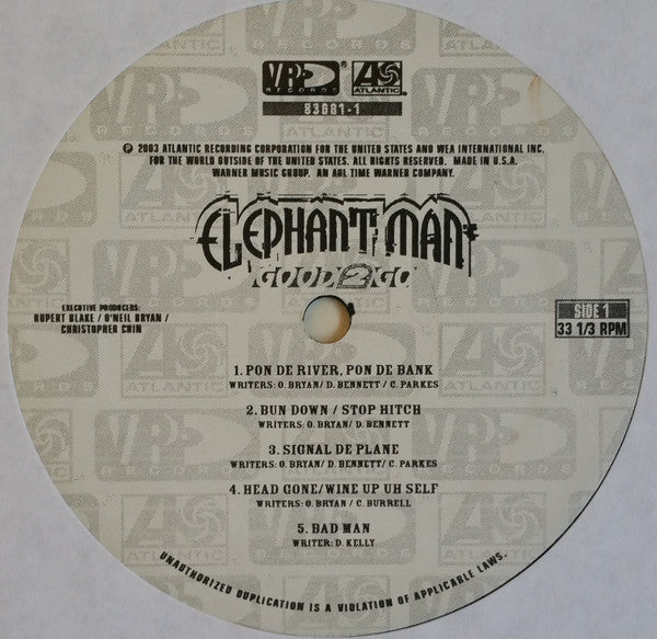 Elephant Man - Good 2 Go (Vinyl, LP, Album)