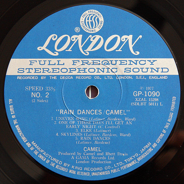 Camel - Rain Dances (Vinyl, LP, Album)