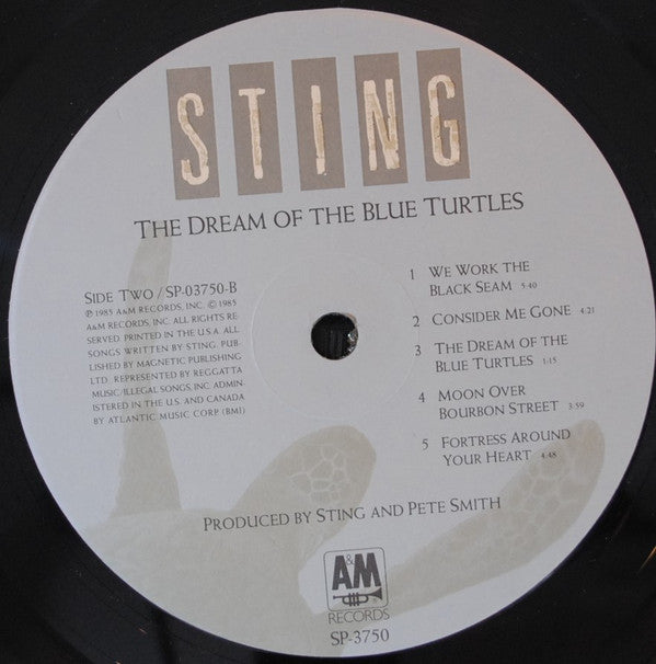 Sting - The Dream Of The Blue Turtles (Vinyl, LP, Album, Stereo) Very Good (VG) / Very Good Plus (VG+)