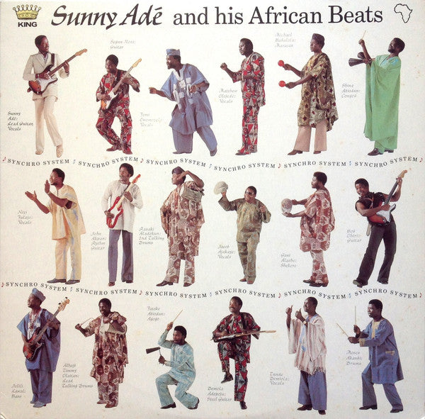 King Sunny Ade & His African Beats - Synchro System = シンクロ・システム (Vinyl, LP, Album, Stereo) Very Good Plus (VG+) / Very Good (VG)